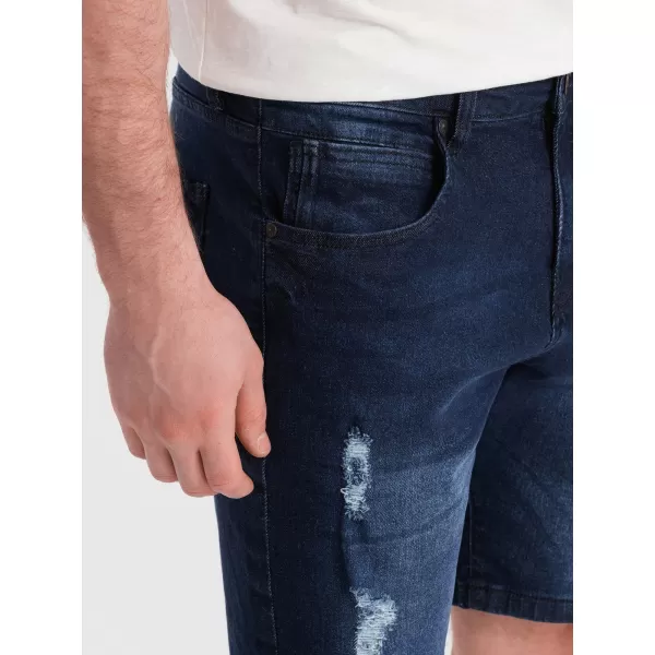 Pánské kraťasy OMBRE OM-SRDS-0146 DARK BLUE 