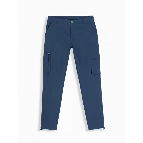  Pánské kalhoty OMBRE OM-PACG-0196 DARK BLUE 
