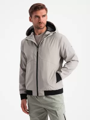 Pánská bunda OMBRE OM-JANP-0149 GREY