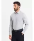 Pánská košile OMBRE OM-SHCS-0174 GREY