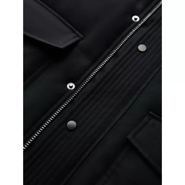  Pánská zimní bunda OMBRE OM-JALJ-0182 BLACK 