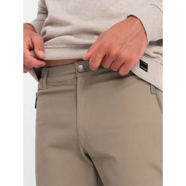  Pánské kalhoty OMBRE OM-PACG-0204 KHAKI 