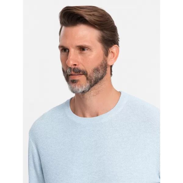  Pánský svetr OMBRE OM-SWSW-0142 BLUE 