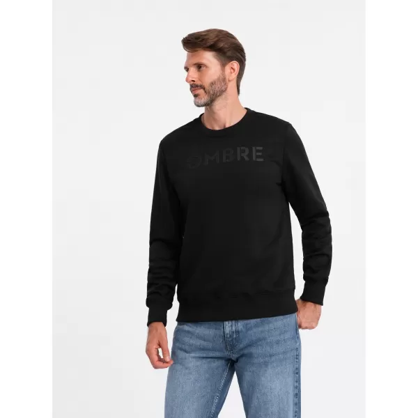  Pánská mikina OMBRE OM-SSPS-0181 BLACK 