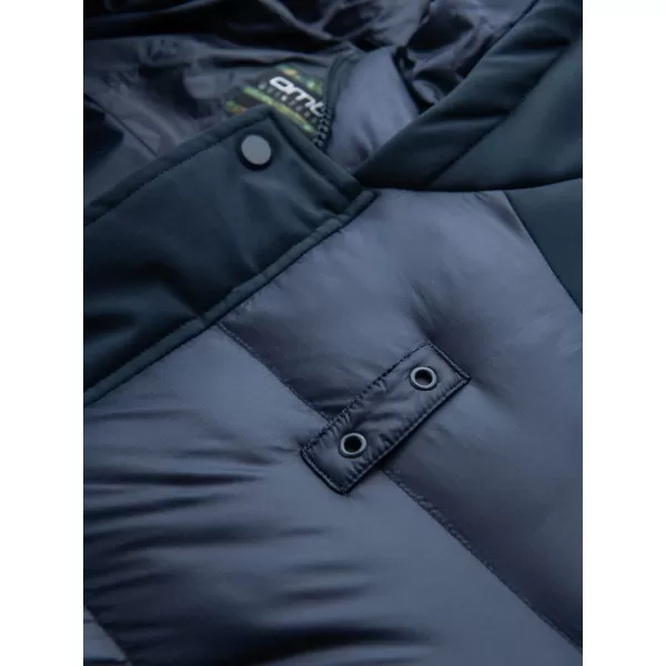  Pánská bunda OMBRE OM-JALJ-0165 NAVY BLUE 