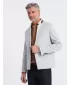 Pánské sako OMBRE OM-BLZB-0131 GREY MELANGE