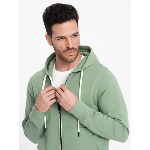 Pánská mikina OMBRE OM-SSBZ-0178 GREEN 