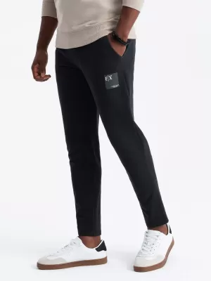 Pánské tepláky OMBRE OM-PASK-0167 BLACK