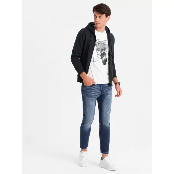  Pánská mikina OMBRE OM-SSBZ-0160 BLACK 