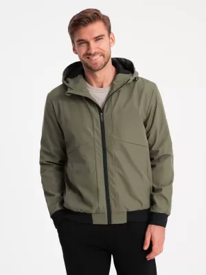 Pánská bunda OMBRE OM-JANP-0149 OLIVE
