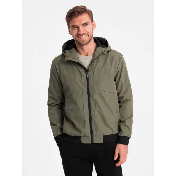  Pánská bunda OMBRE OM-JANP-0149 OLIVE 