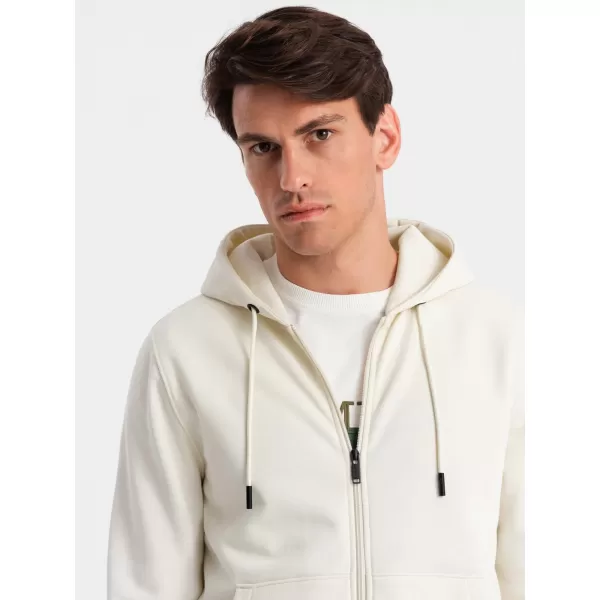  Pánská mikina OMBRE OM-SSBZ-0160 CREAM 