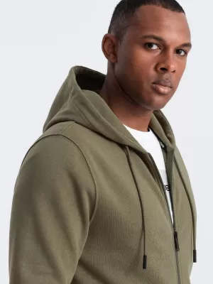 Pánská mikina OMBRE OM-SSBZ-0160 OLIVE