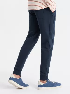 Pánské tepláky OMBRE OM-PABS-0174 NAVY BLUE