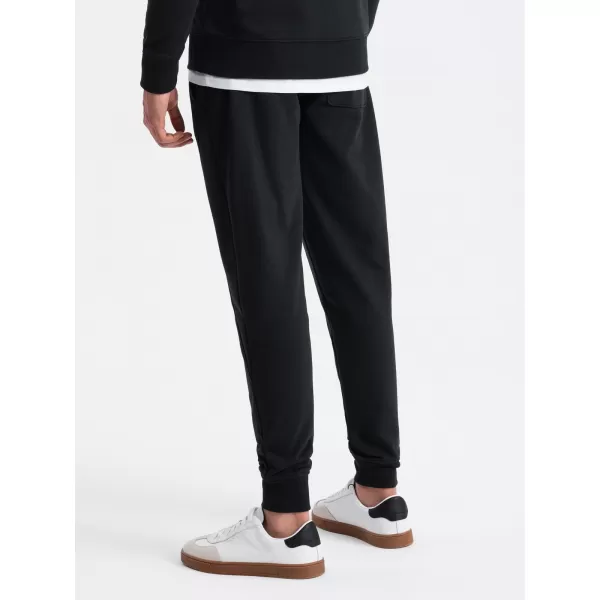  Pánské tepláky OMBRE OM-PABS-0174 BLACK 