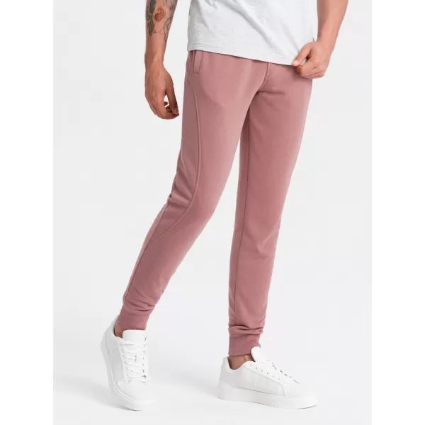  Pánské tepláky OMBRE OM-PABS-0174 DARK PINK 