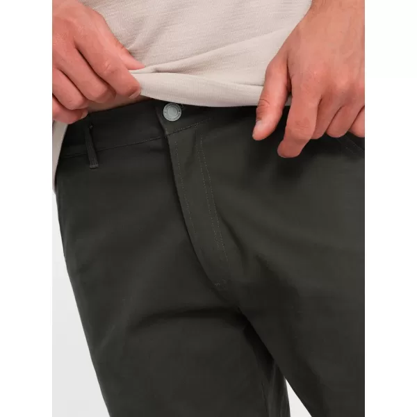  Pánské kalhoty OMBRE OM-PACG-0197 GRAPHITE 