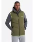 Pánská vesta OMBRE OM-JAVJ-0210 OLIVE