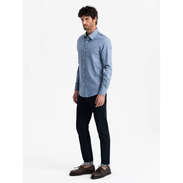  Pánská košile OMBRE OM-SHCS-0175 BLUE 