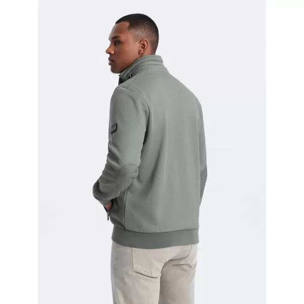  Pánská bunda OMBRE OM-JANP-0154 KHAKI 