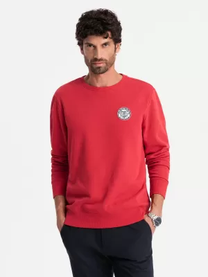 Pánská mikina OMBRE OM-SSNZ-0134 RED