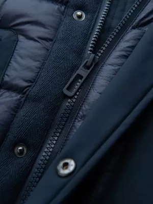 Pánská bunda OMBRE OM-JALJ-0165 NAVY BLUE