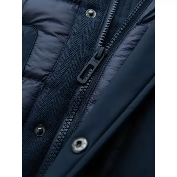  Pánská bunda OMBRE OM-JALJ-0165 NAVY BLUE 