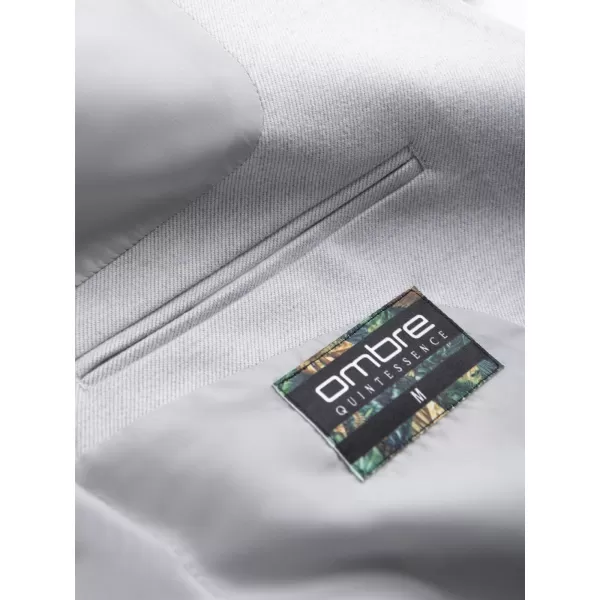  Pánské sako OMBRE OM-BLZB-0131 GREY MELANGE 