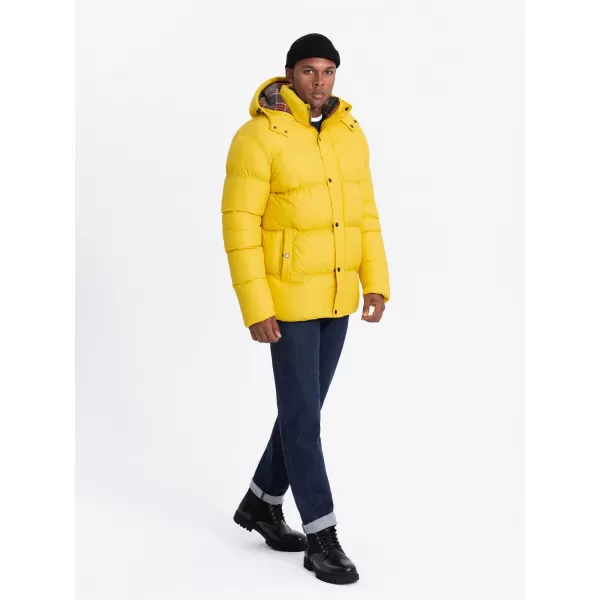  Pánská zimní bunda OMBRE OM-JAHP-0205 YELLOW 