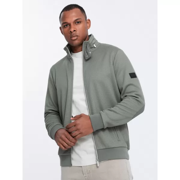  Pánská bunda OMBRE OM-JANP-0154 KHAKI 
