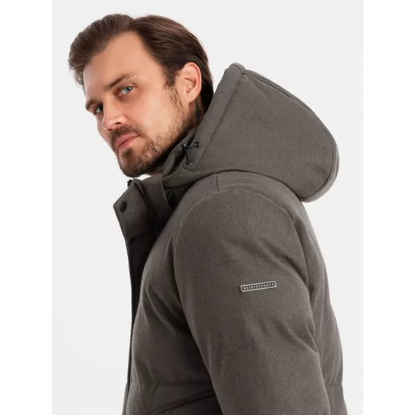  Pánská bunda OMBRE OM-JAHP-0203 OLIVE 