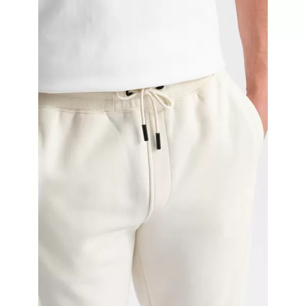  Pánské tepláky OMBRE OM-PABS-0174 CREAM 