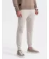 Pánské tepláky OMBRE OM-PABS-0173 LIGHT BEIGE