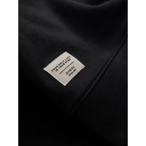  Pánská mikina OMBRE OM-SSBN-0175 BLACK 