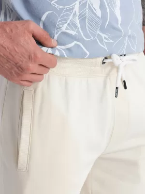 Pánské kraťasy OMBRE OM-SRBS-0139 CREAM
