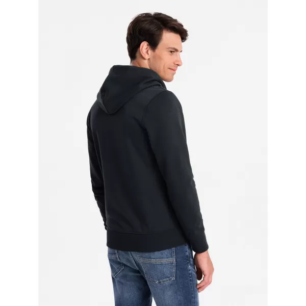  Pánská mikina OMBRE OM-SSBZ-0160 BLACK 