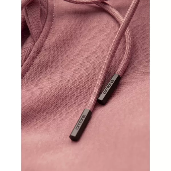  Pánská mikina OMBRE OM-SSBN-0161 DARK PINK 