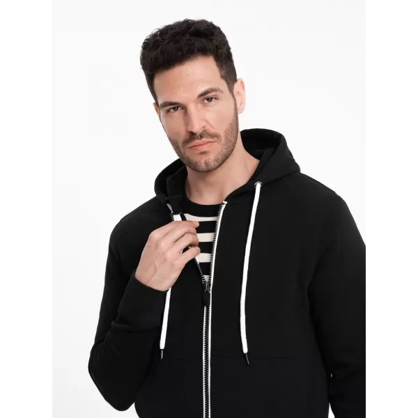  Pánská mikina OMBRE OM-SSBZ-0178 BLACK 