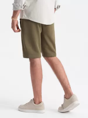 Pánské kraťasy OMBRE OM-SRBS-0149 OLIVE