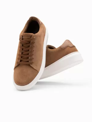Pánské boty OMBRE OM-FOCS-0163 LIGHT BROWN