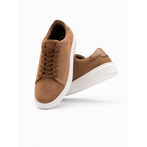  Pánské boty OMBRE OM-FOCS-0163 LIGHT BROWN 