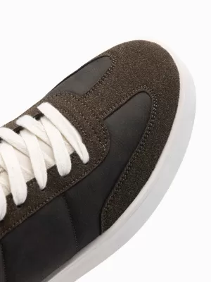 Pánské boty OMBRE OM-FOSL-0170 DARK BROWN