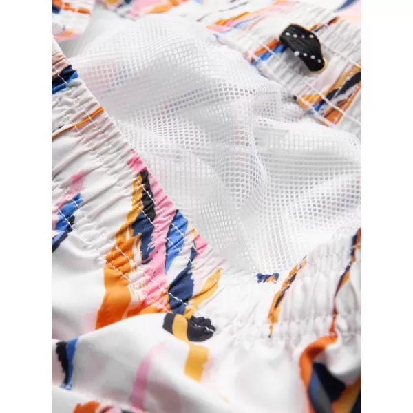  Pánské koupací kraťasy OMBRE OM-SRBS-0140 WHITE 