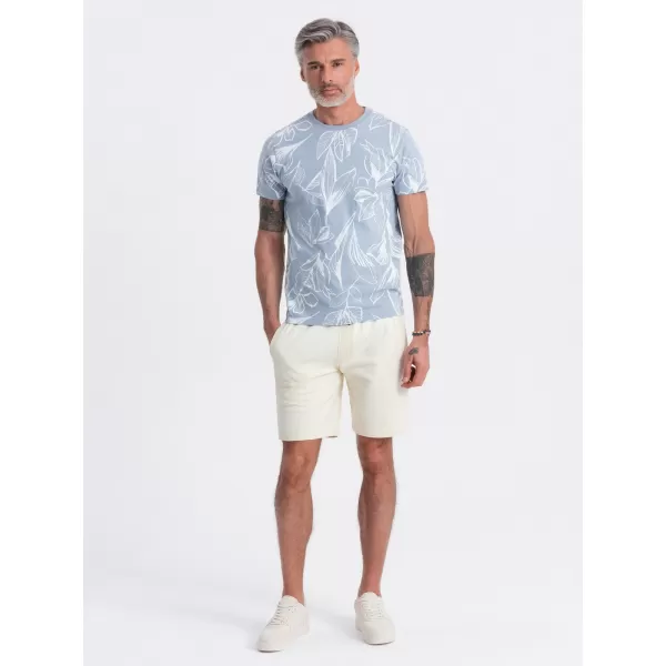  Pánské kraťasy OMBRE OM-SRBS-0139 CREAM 