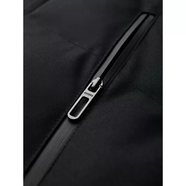 Pánská zimní bunda OMBRE OM-JALJ-0182 BLACK 