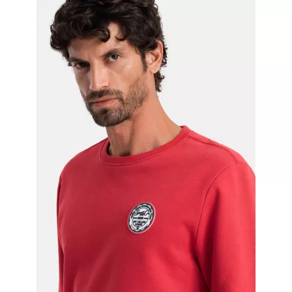  Pánská mikina OMBRE OM-SSNZ-0134 RED 