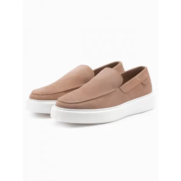  Pánské boty OMBRE OM-FOCS-0152 LIGHT BROWN 