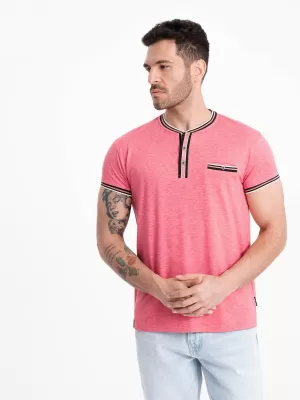 Pánské triko OMBRE OM-TSCT-0175 RED