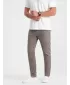Pánské kalhoty OMBRE OM-PACP-0151 DARK BEIGE