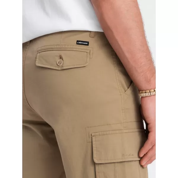  Pánské kraťasy OMBRE OM-SRCG-0133 SAND 